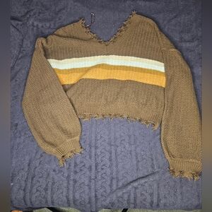Rue 21 Cropped Sweater